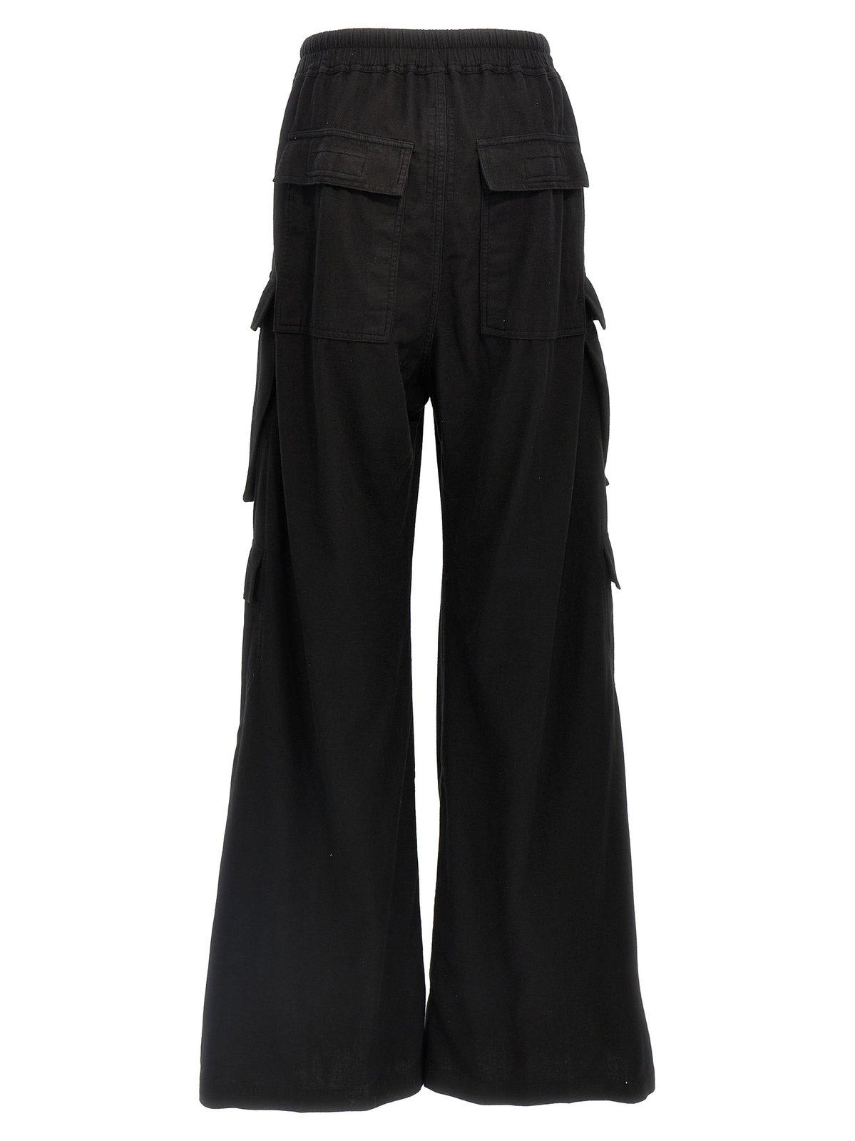 Shop Drkshdw Double Cargo Jumbo Belas Pants In Black