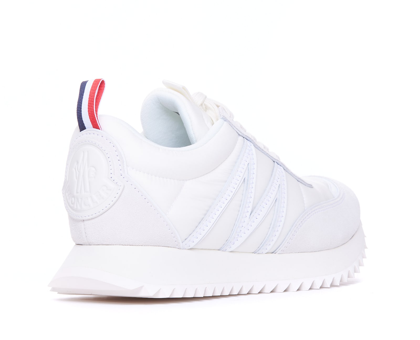 Shop Moncler Pacey Sneakers In White