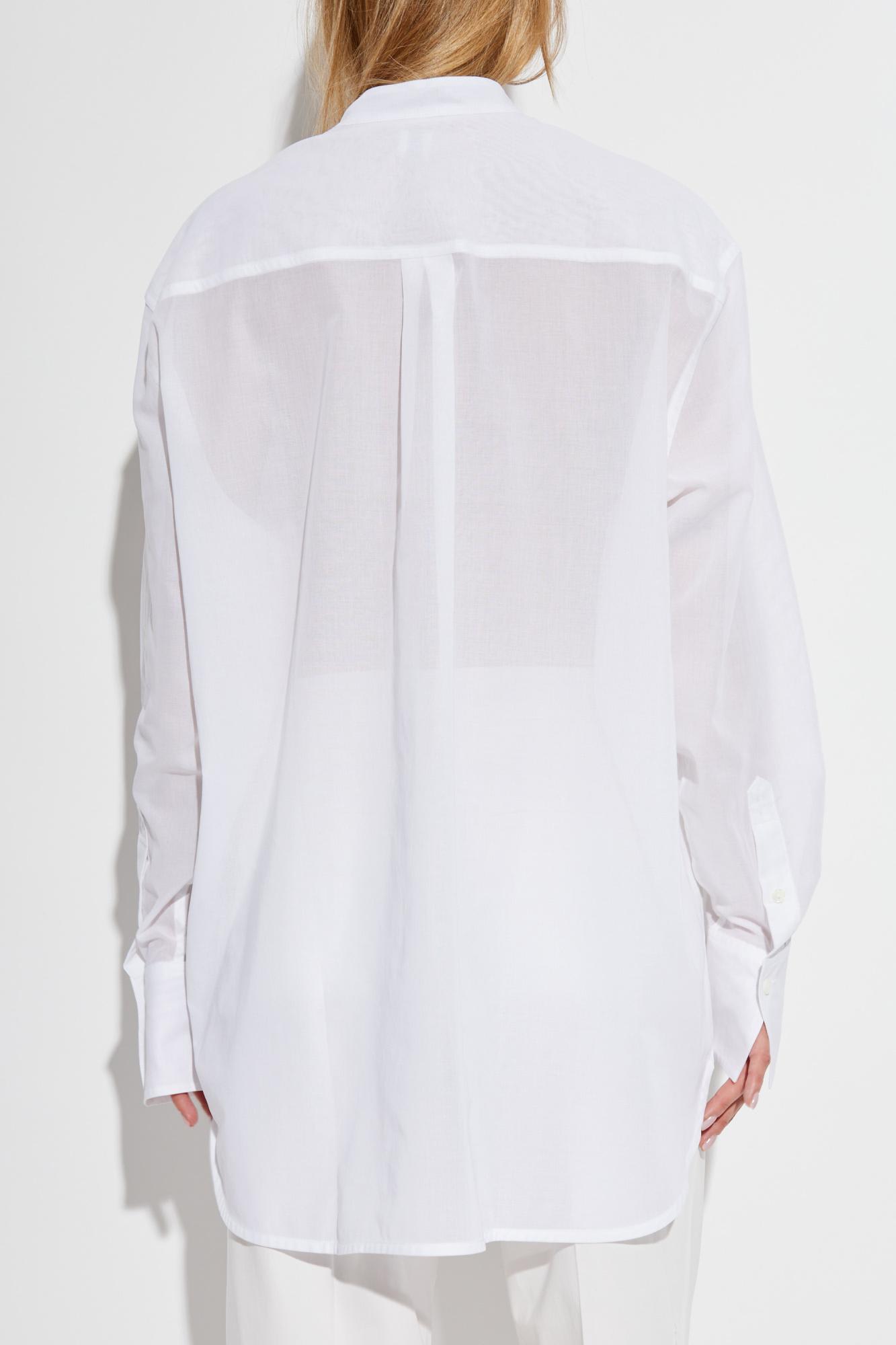 Totême Toteme Stand Up Collar Blouse