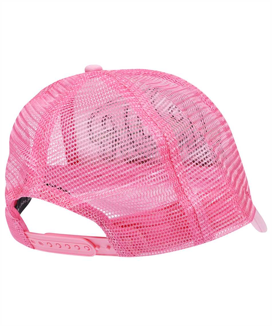 Who Decides War Embroidered-patch Trucker Cap In Pink