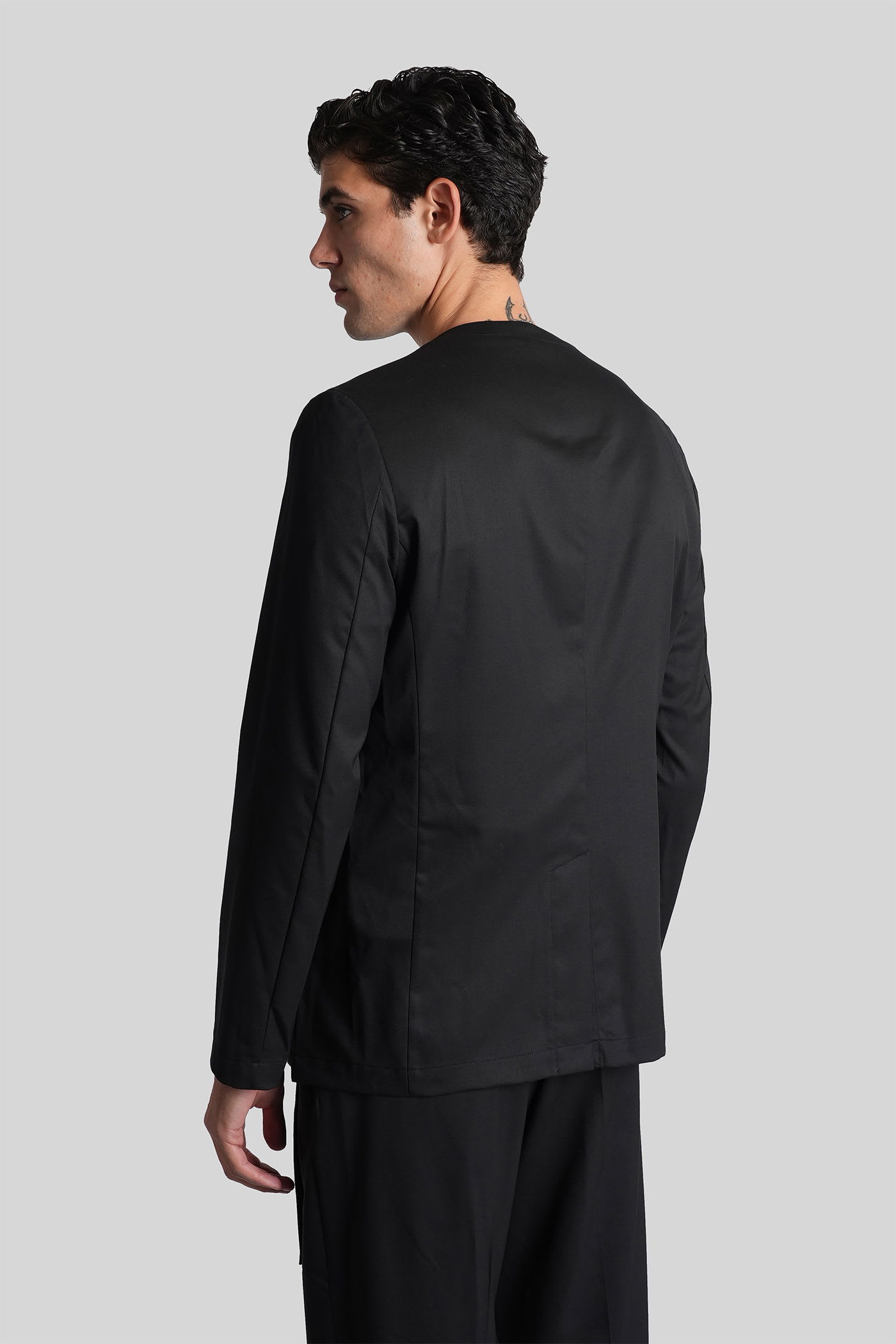Attachment Blazer In Black Polyester In Black