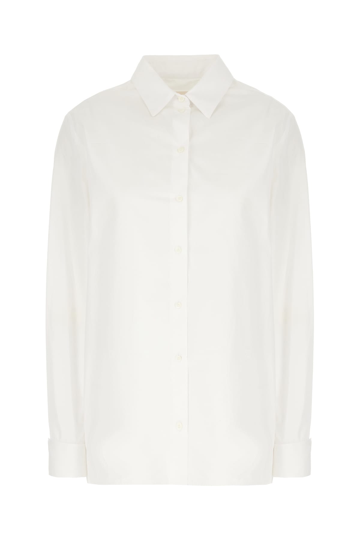 Givenchy White Poplin Oversize Shirt