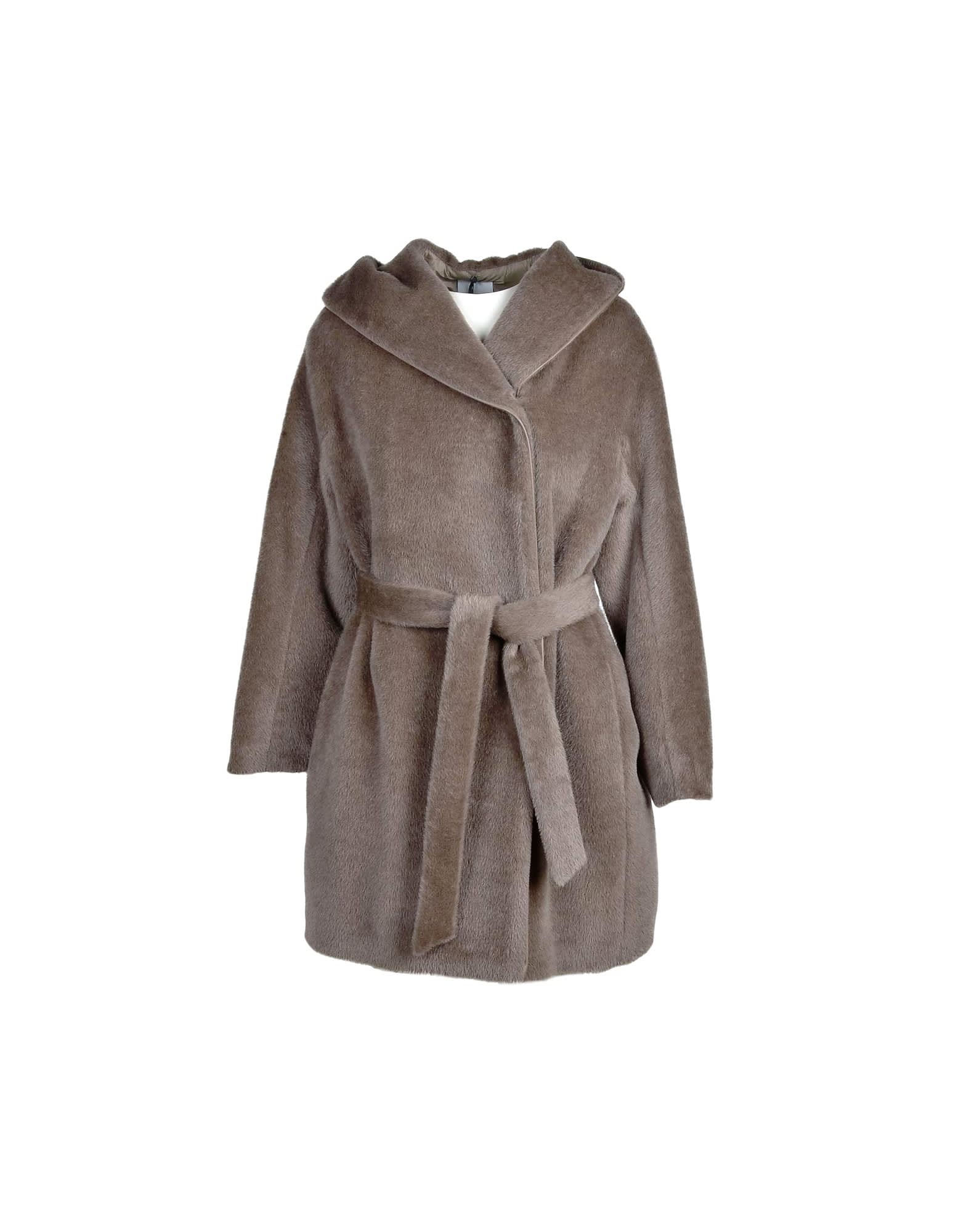 Agnona Womens Mud Coat