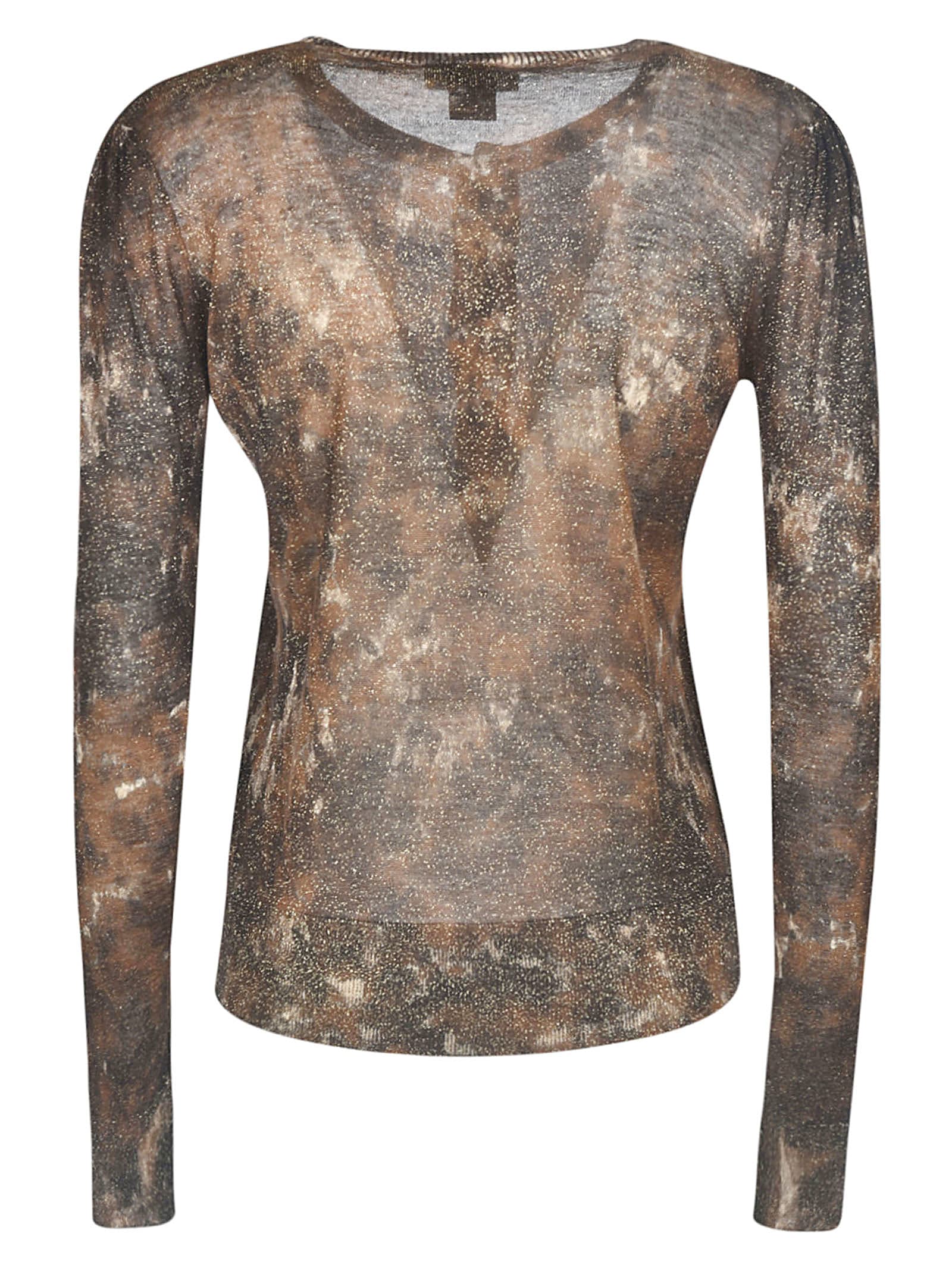 Shop Avant Toi All-over Printed Cardigan In Suede