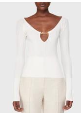 Shop Jacquemus Le Haut Pralu In White