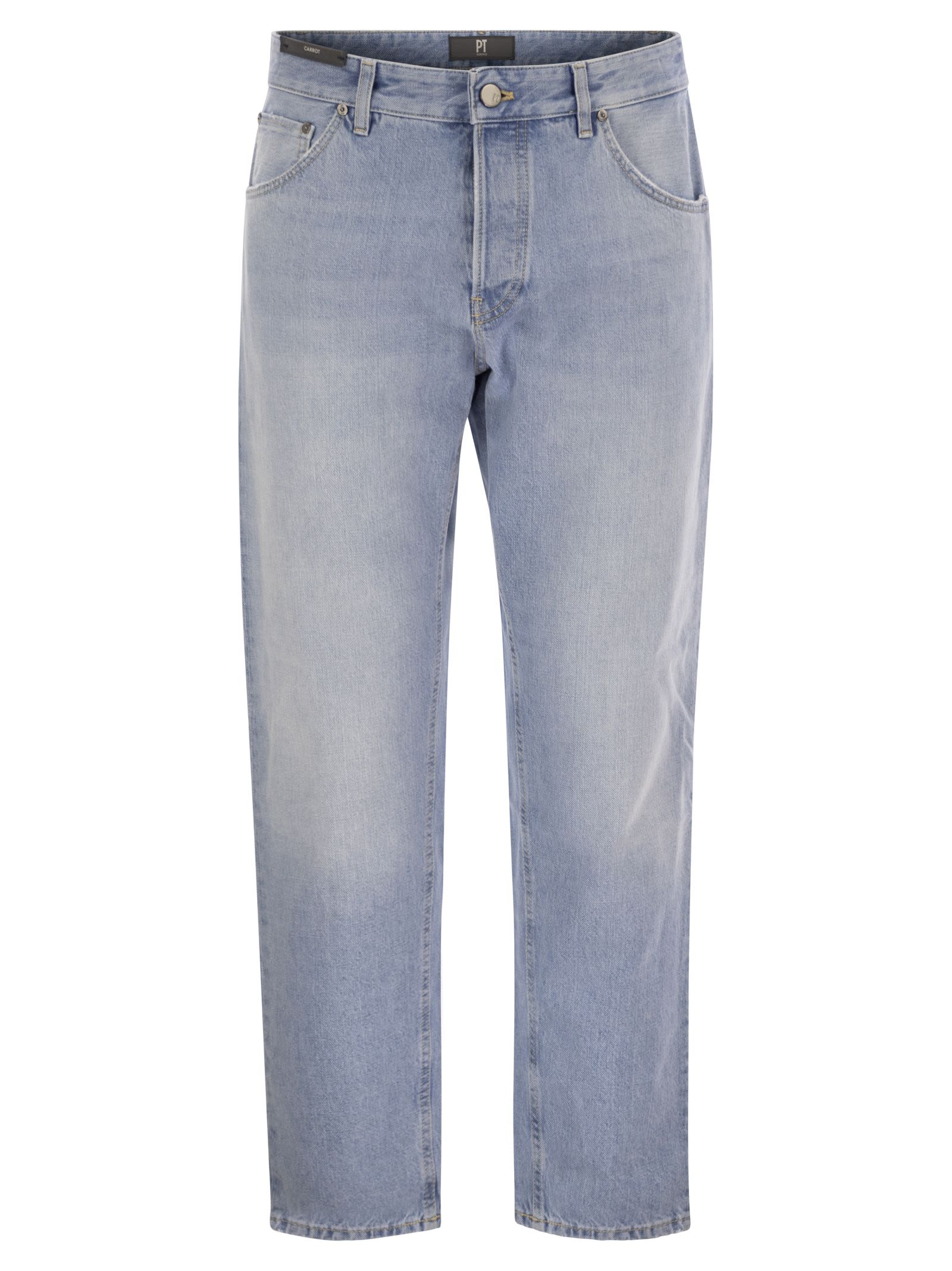 Pt Torino Rebel- Straight-leg Jeans In Blue