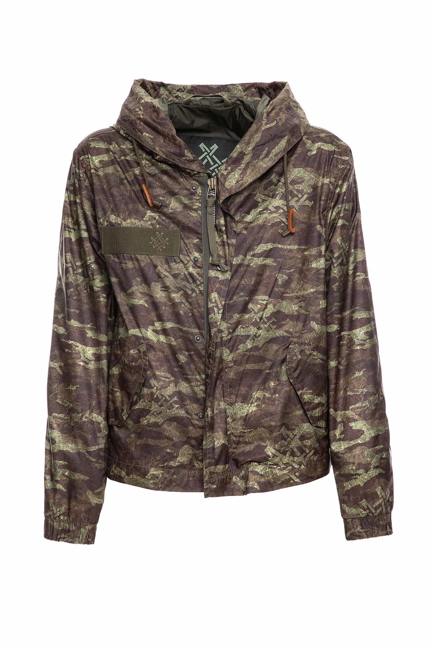 Mr & Mrs Italy Camouflage Jazzy Cropped Parka
