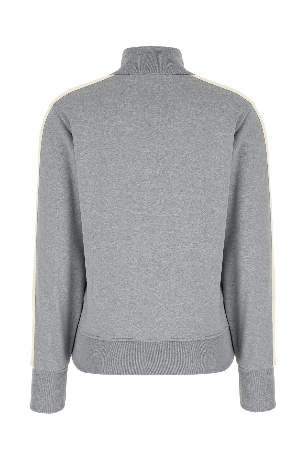 Palm Angels Grey Polyester Sweatshirt In Gray