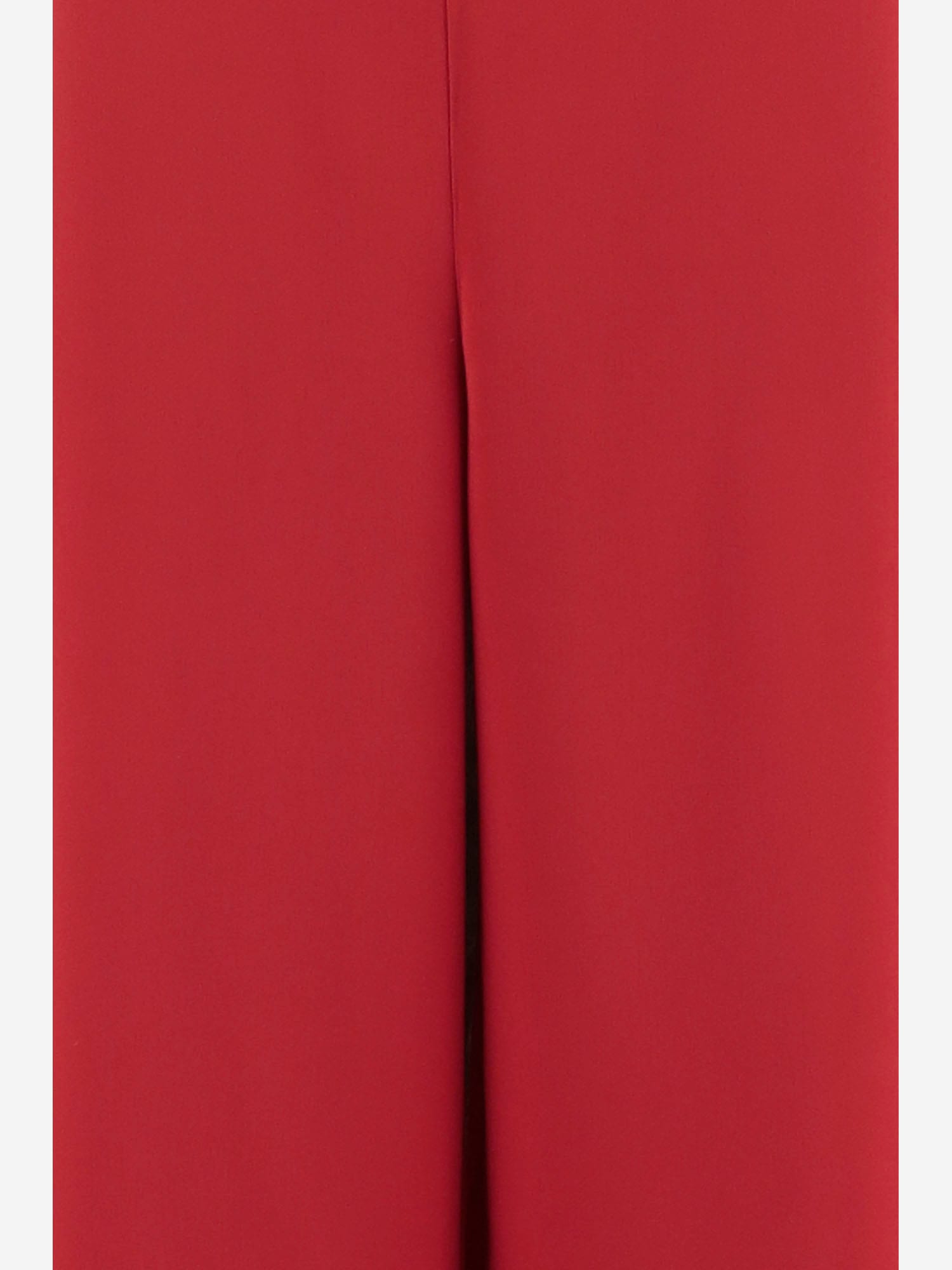 By Malene Birger Lucee Flared-leg Satin Trousers In Red