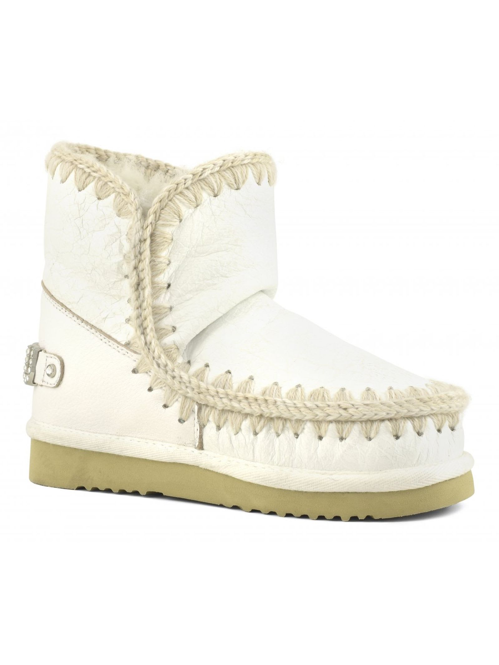 MOU WHITE SHEEPSKIN ESKIMO 18 