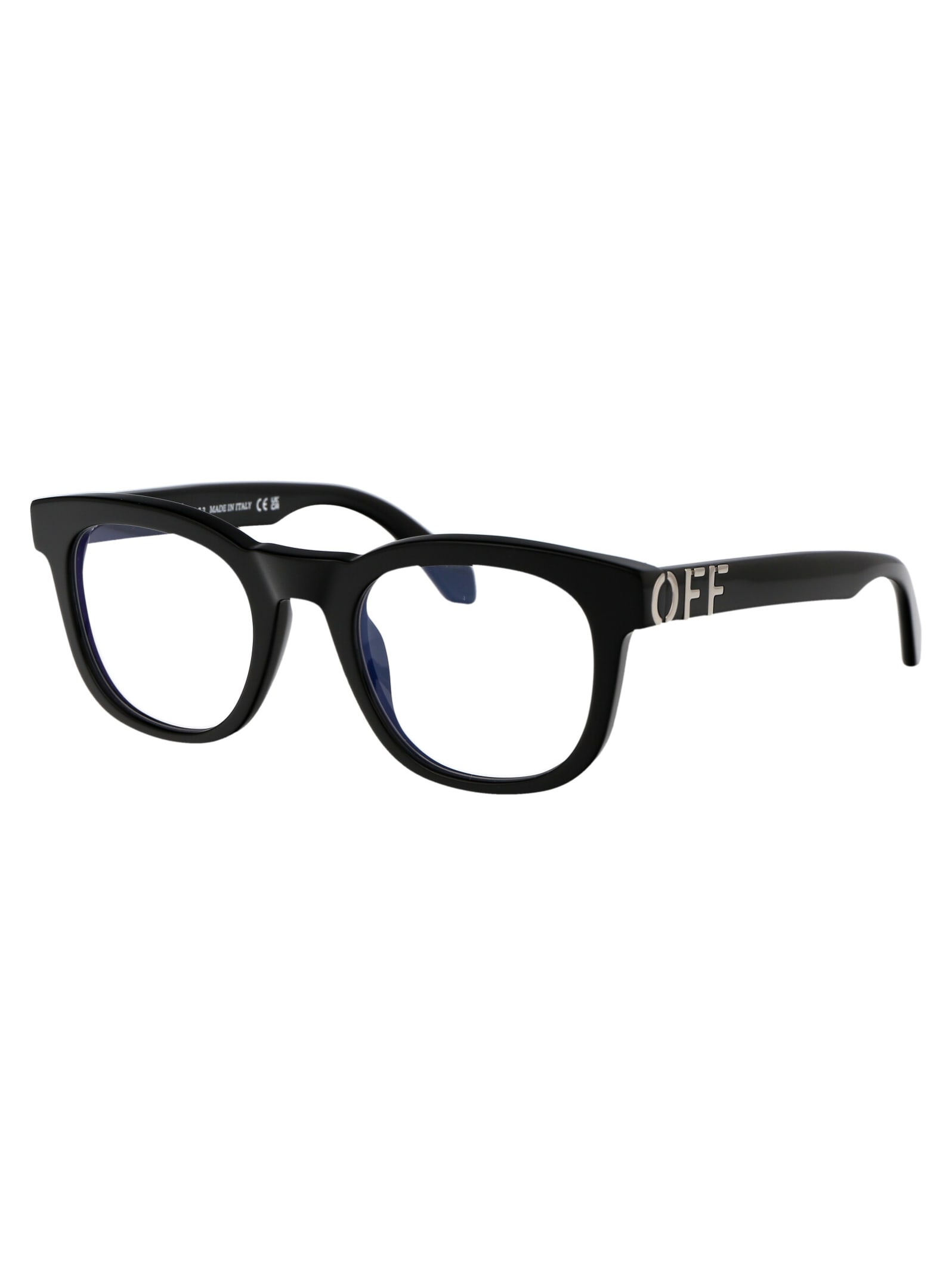 Shop Off-white Optical Style 71 Glasses In 1000 Black