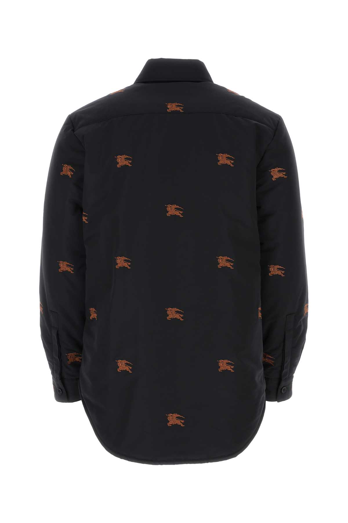 Burberry Quilted Embroidered Button-down Shirt In A1189