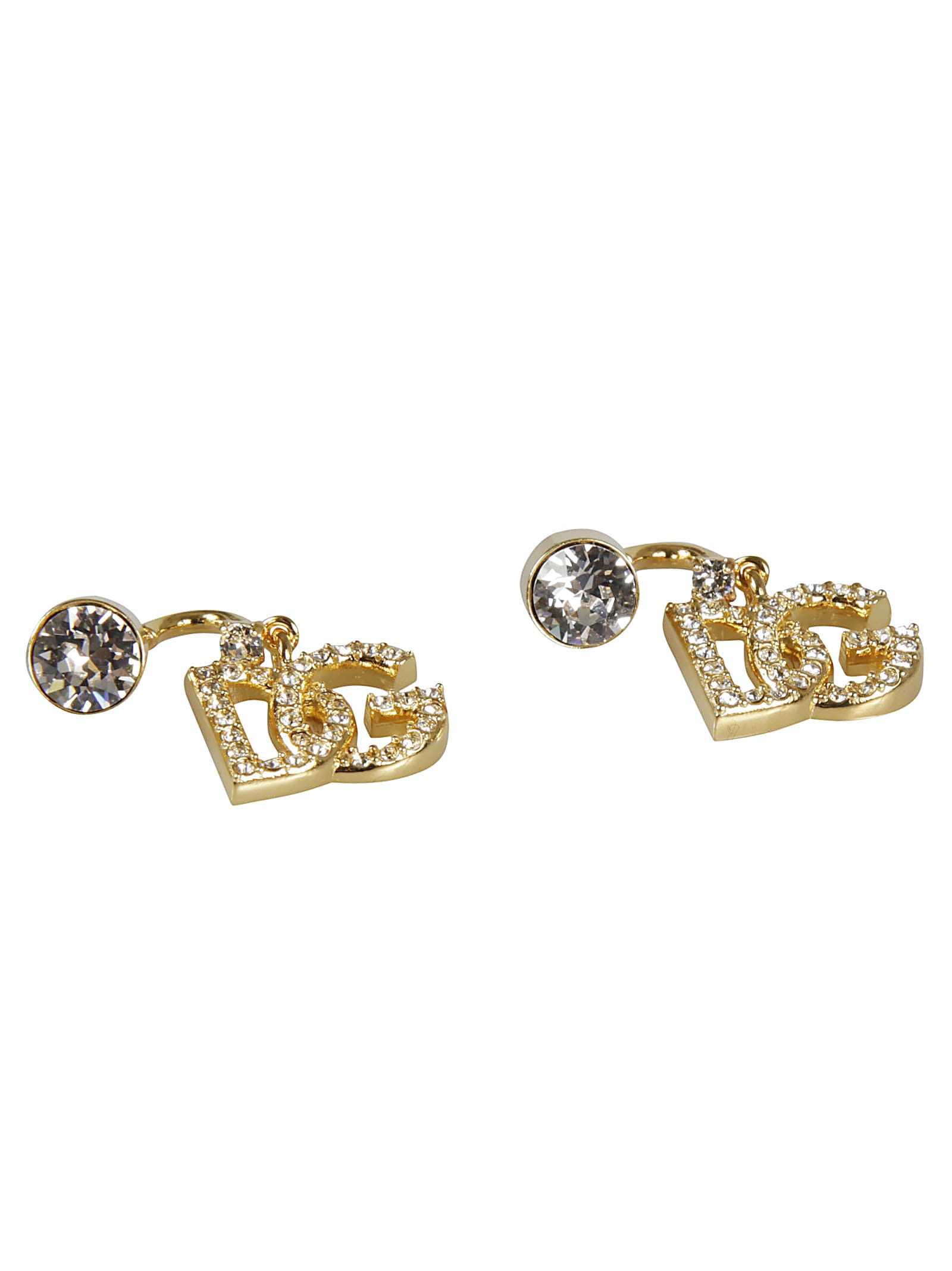 Dolce & Gabbana Logo Embellished Earrings