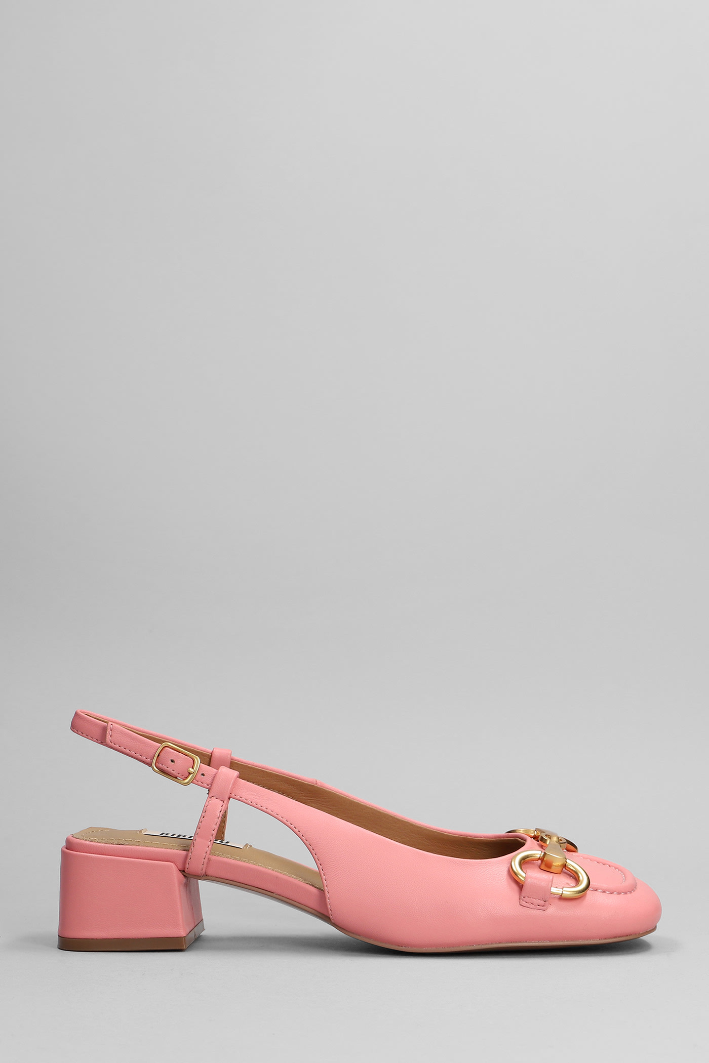 Bibi Lou Sandals In Rose-pink Leather