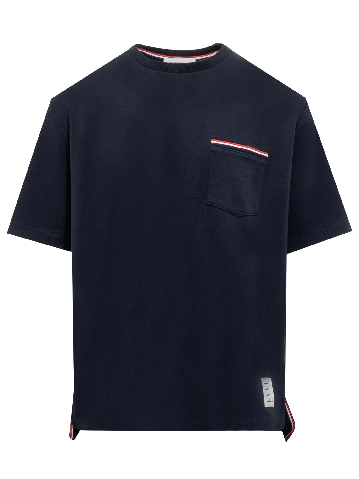 Shop Thom Browne Oversized Milano T-shirt In Navy