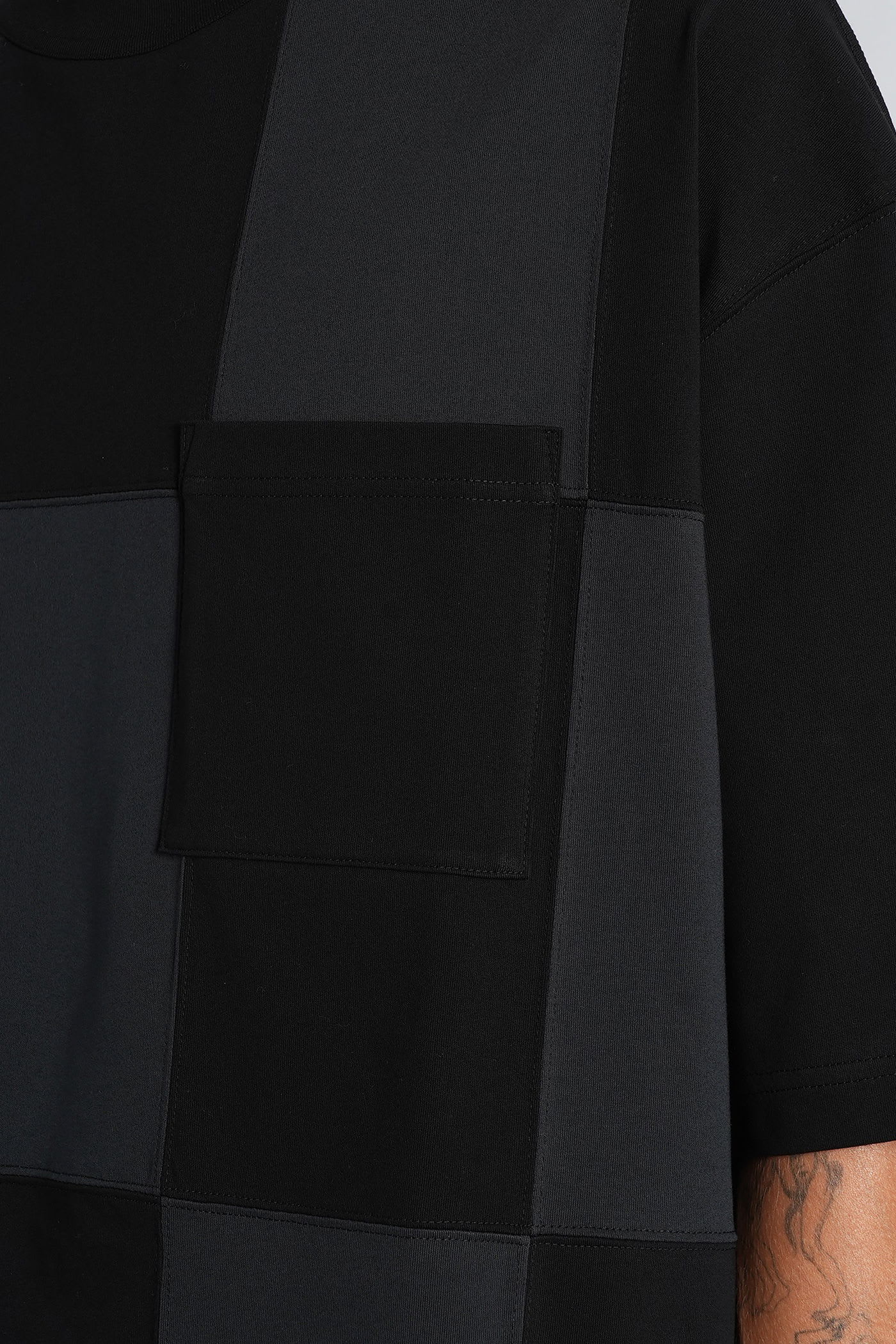 Comme Des Garçons Homme Deux T-shirt In Black Cotton In Multi
