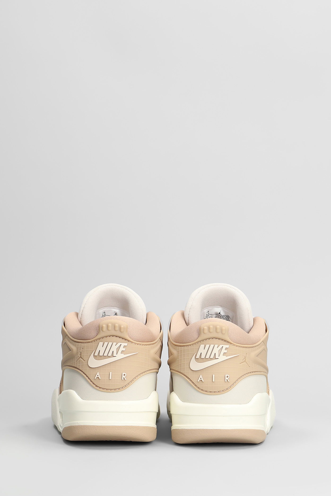 Nike Air Jordan 4 Rm Sneakers In Beige Suede And Leather In Multi