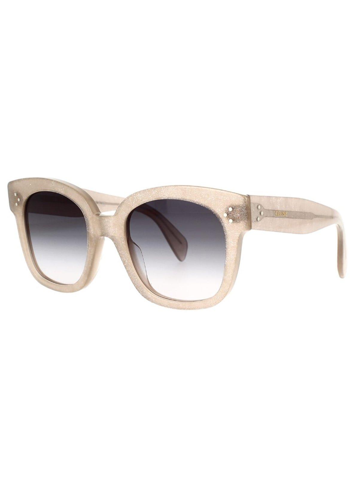 Shop Celine Square Frame Sunglasses In 20b