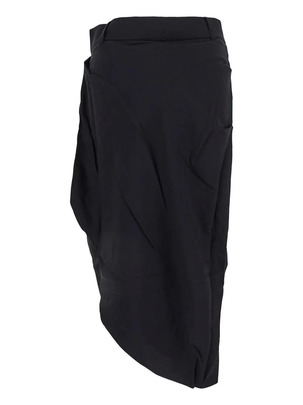 Shop Jacquemus La Jupe Saudade Skirt In Black