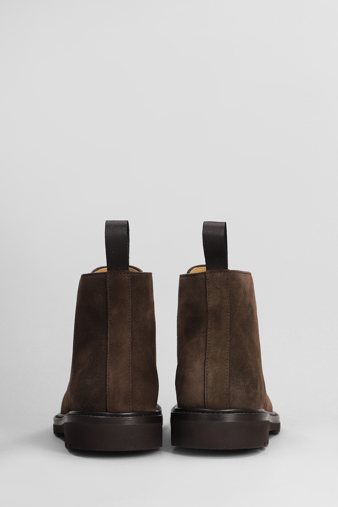 Shop Henderson Baracco Ankle Boots In Brown Suede