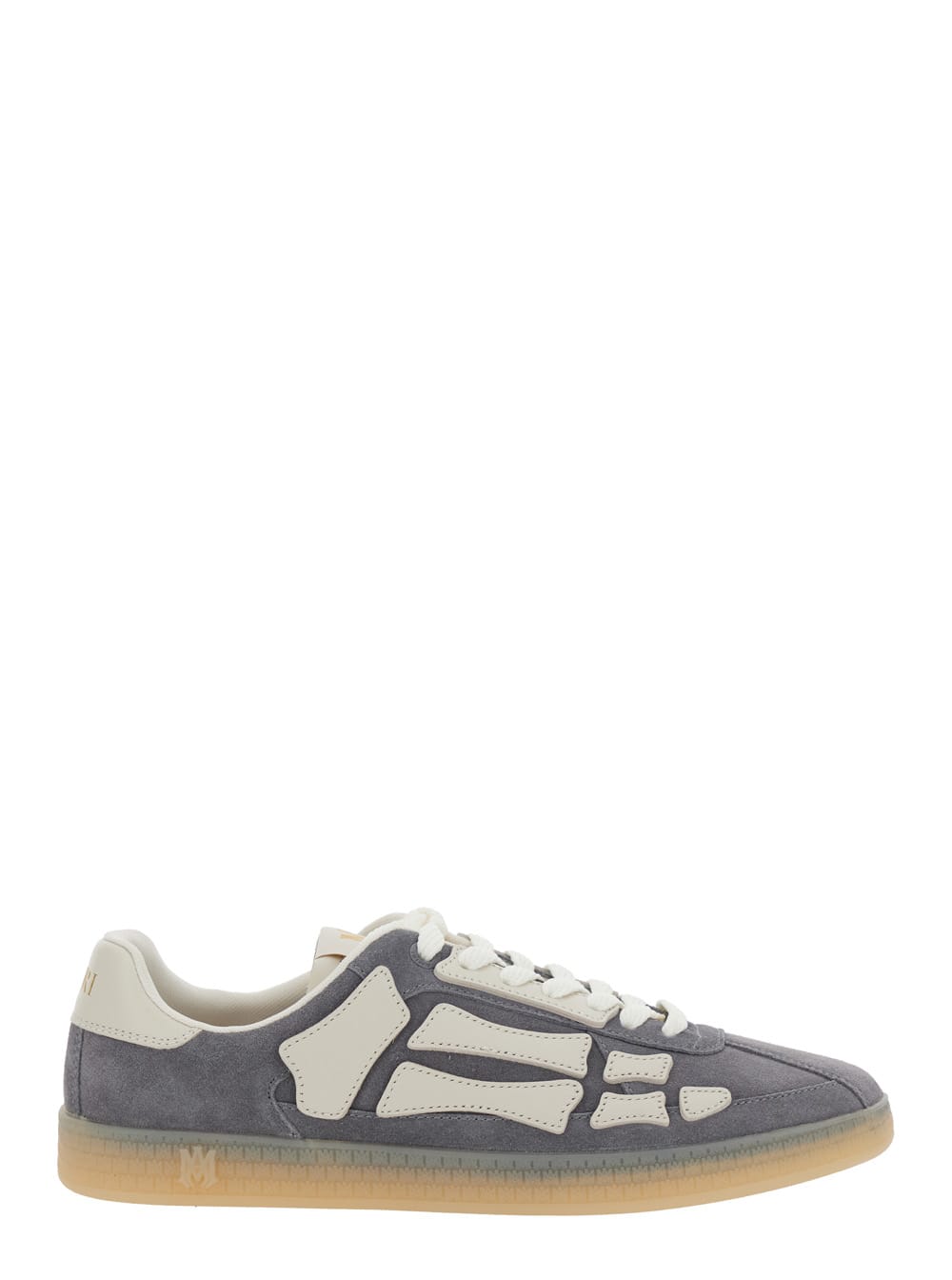 Amiri Sneakers Pacific Bones In Leather And Suede In Multi