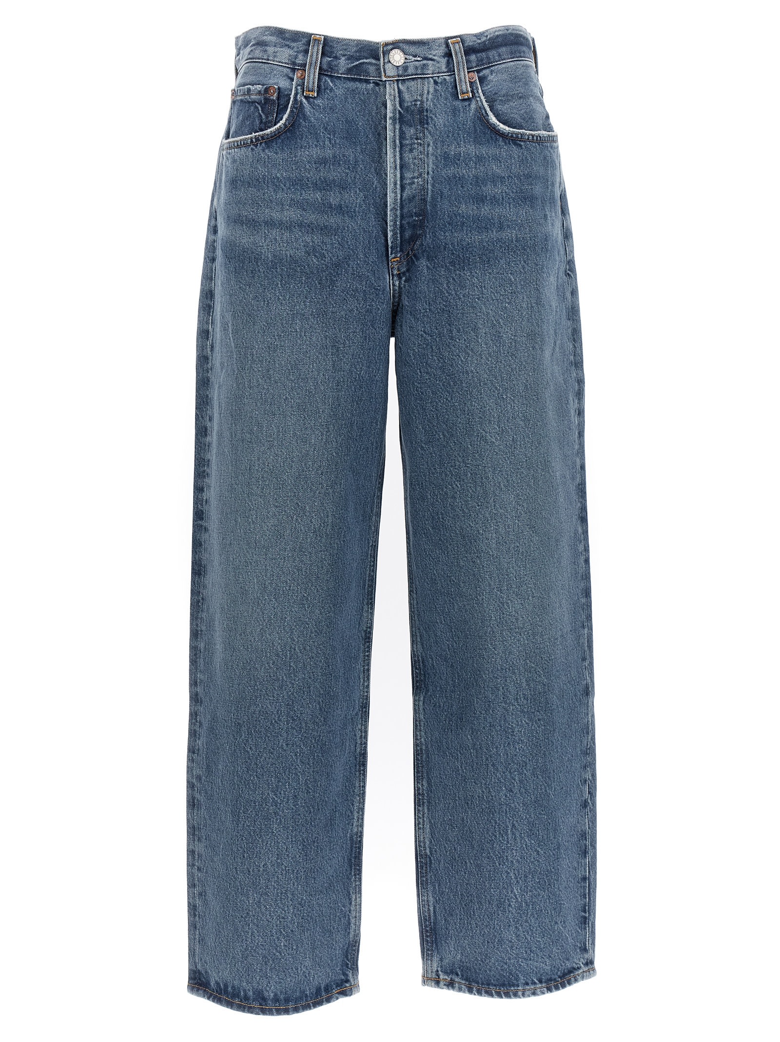 Shop Agolde Dara Jeans In Light Blue