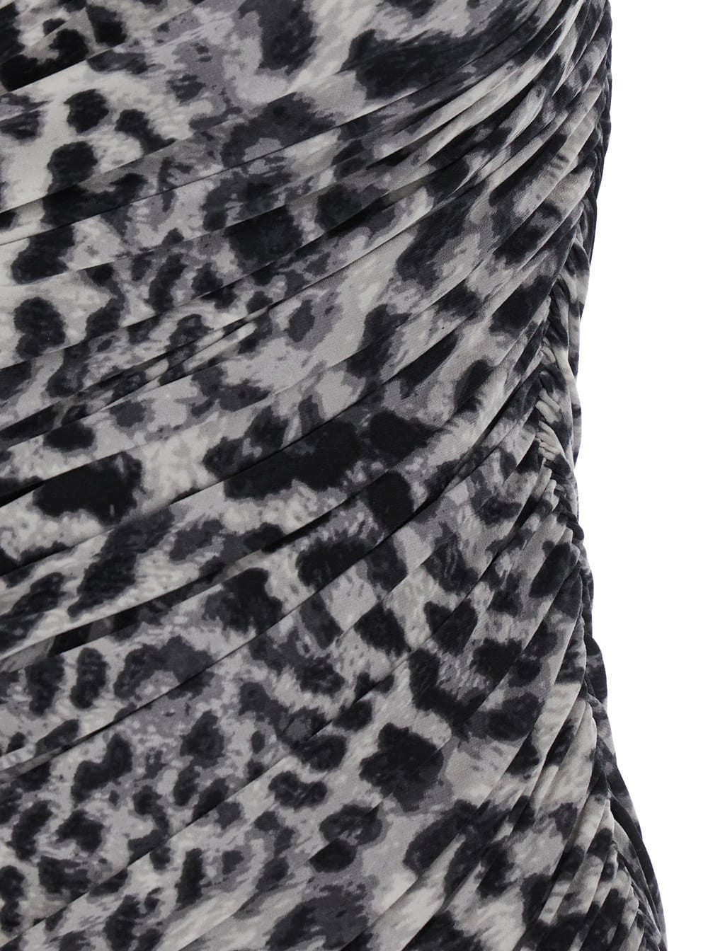 Norma Kamali Diana Leopard-print Stretch-jersey Maxi Dress In Multi