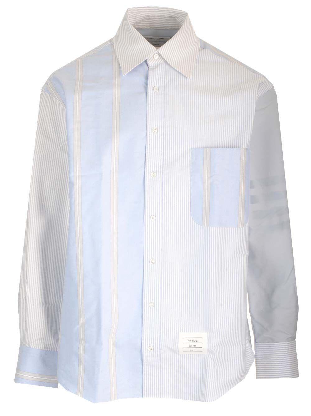 Thom Browne Oversized 4 In Light Blue