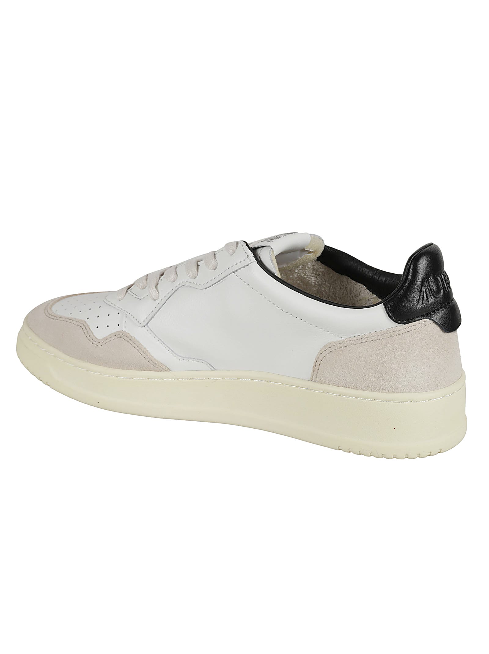 Shop Autry Medalist Low Sneakers In White/black