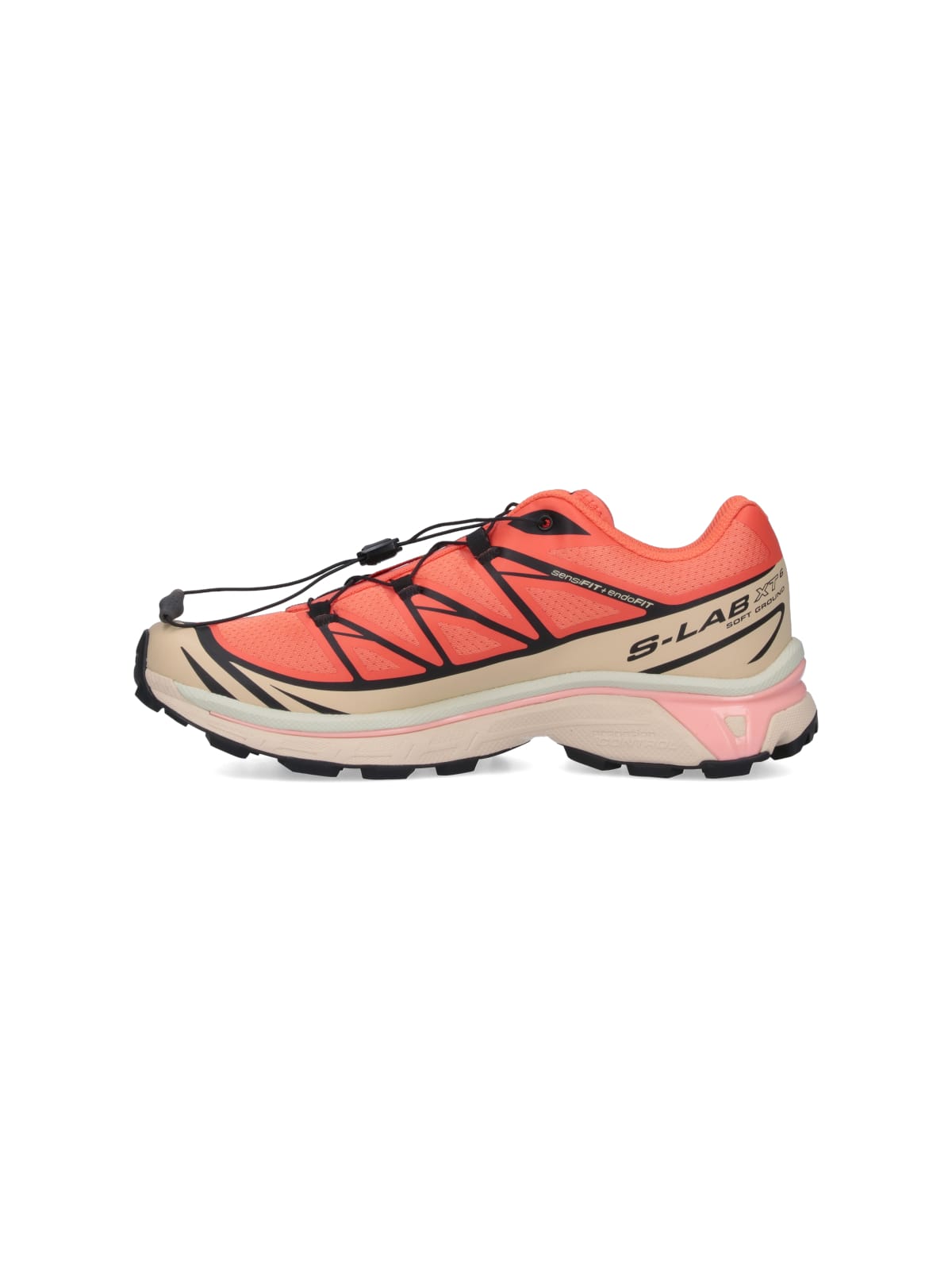 Salomon Low Top Sneakers With Mesh Upper And Rubber Outsole