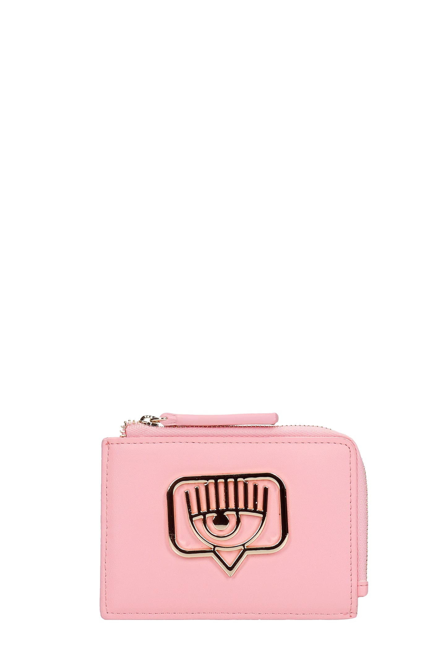 Chiara Ferragni Wallet In Rose-pink Polyuretan