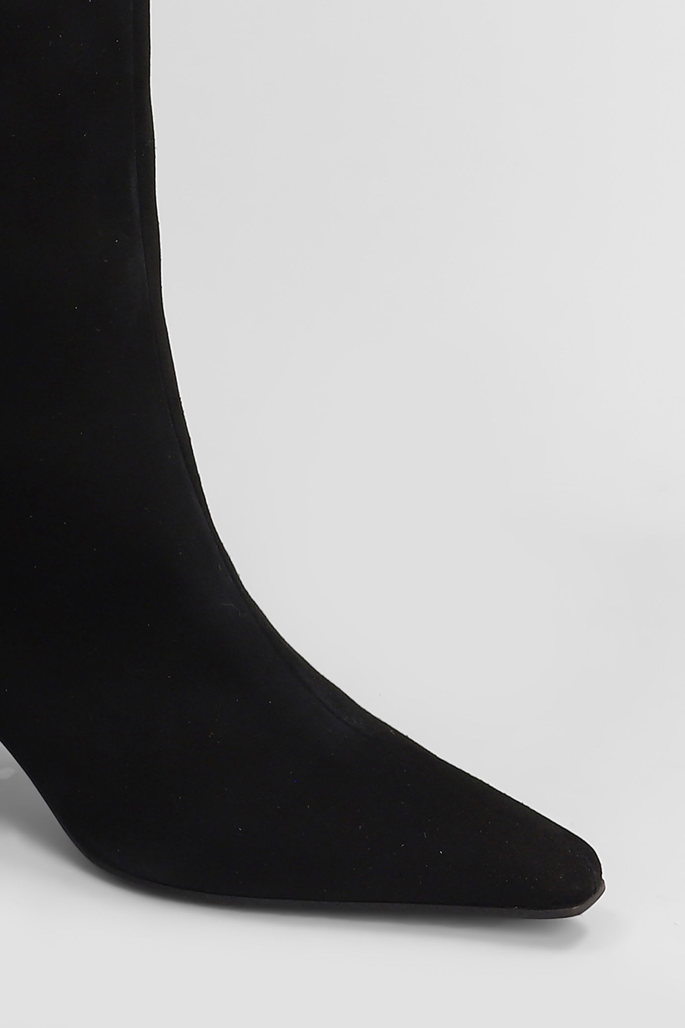 Roberto Festa Fredine High Heels Boots In Black Suede In Black