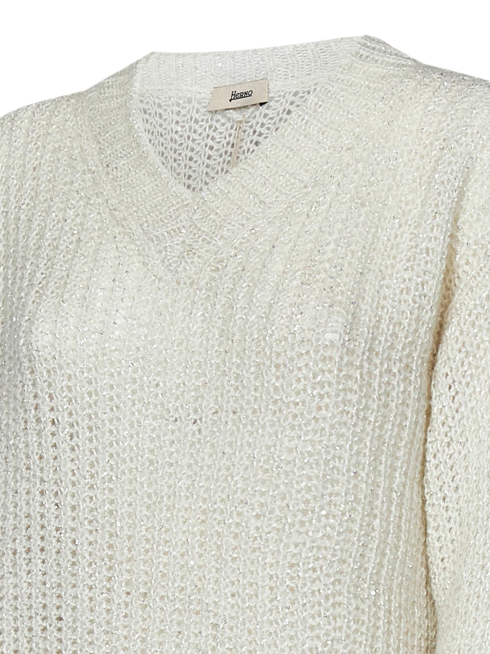 Shop Herno Sweater In White