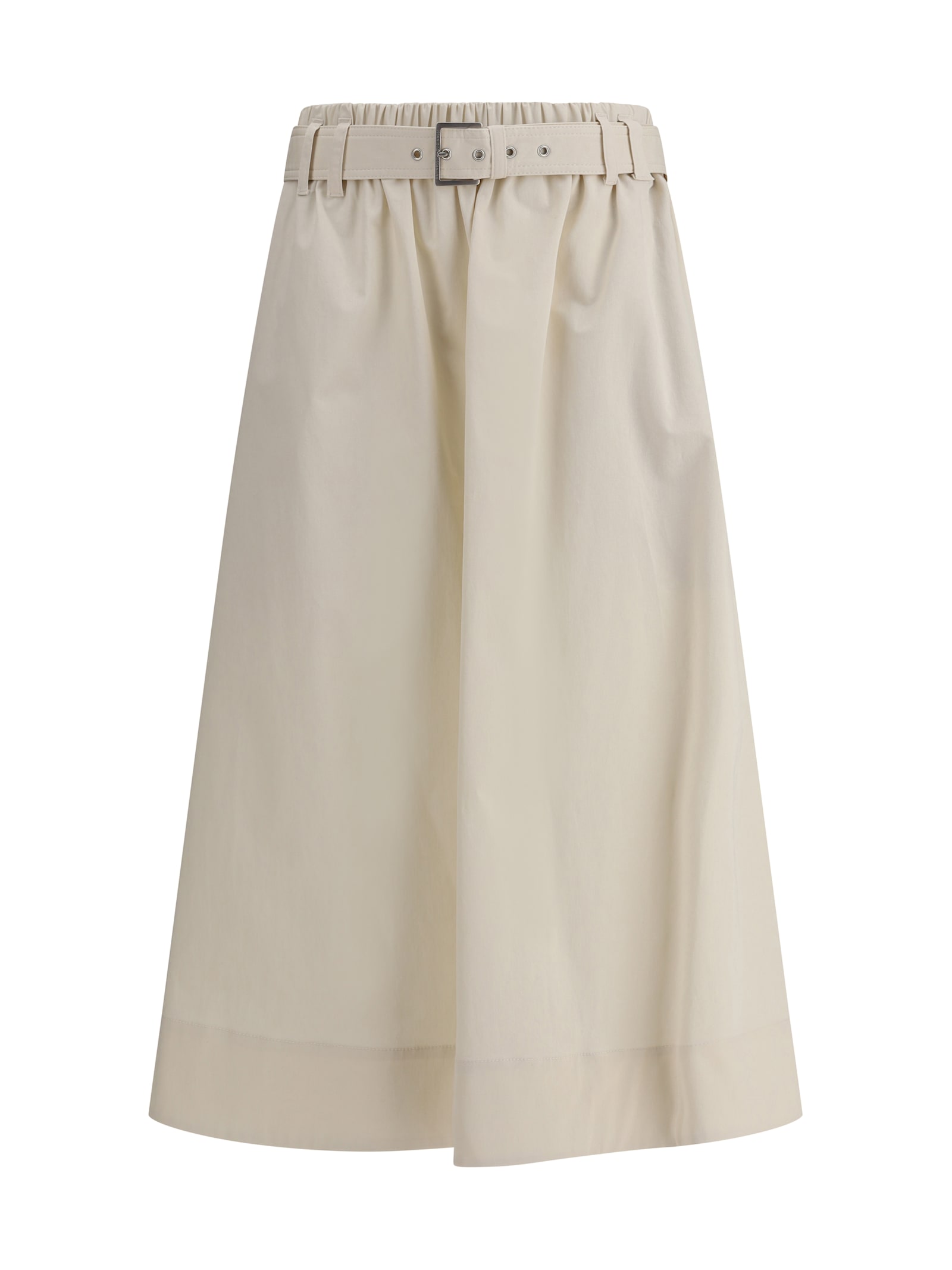 Shop Brunello Cucinelli Wide Skirt