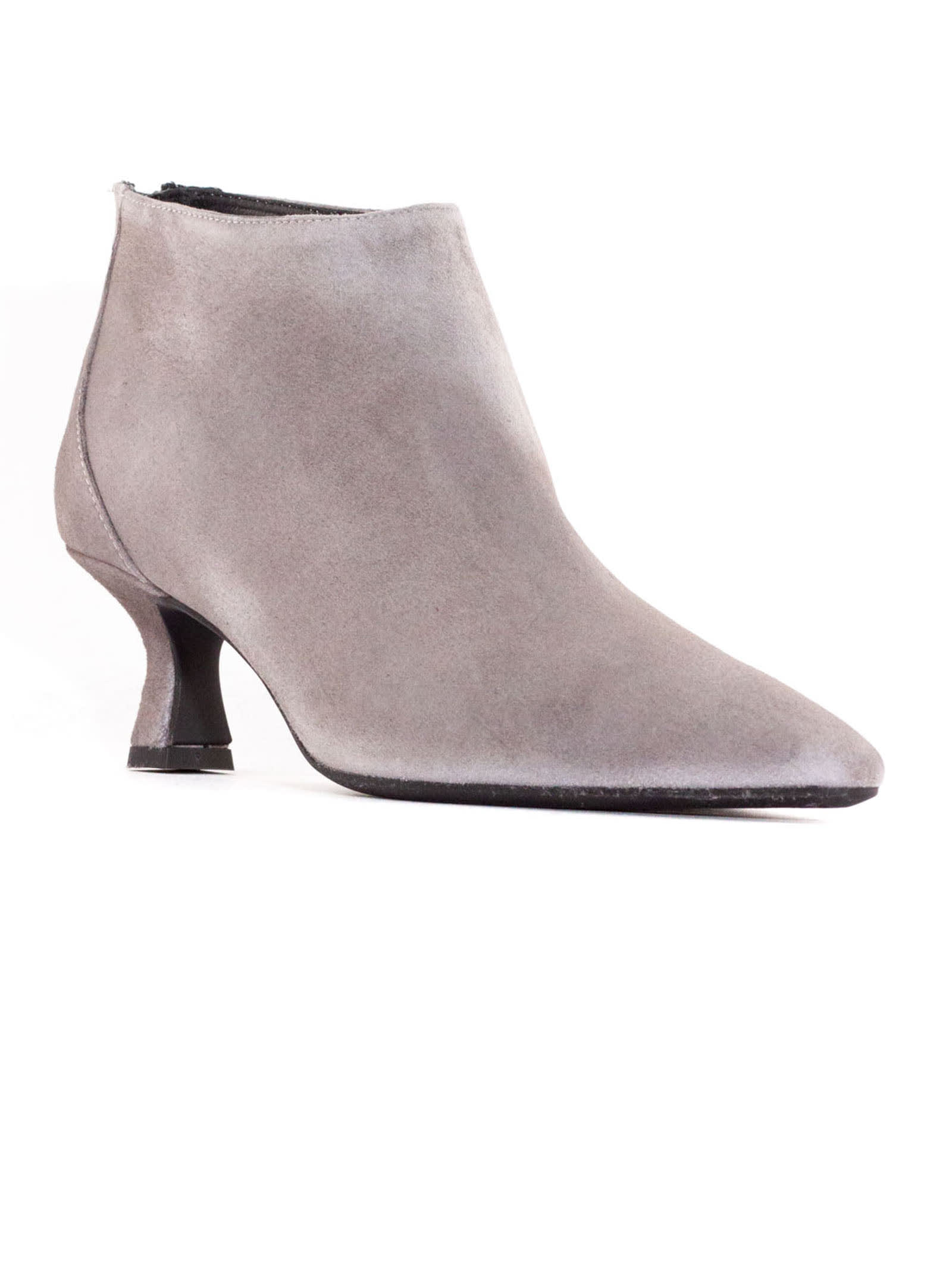 Shop Roberto Festa Grey Suede Zac Ankle Boots