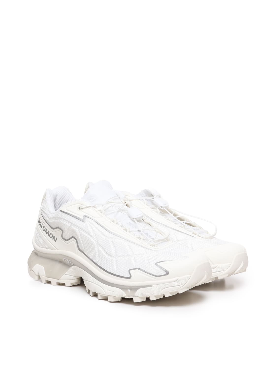 Shop Salomon Xt-slate Sneakers In White