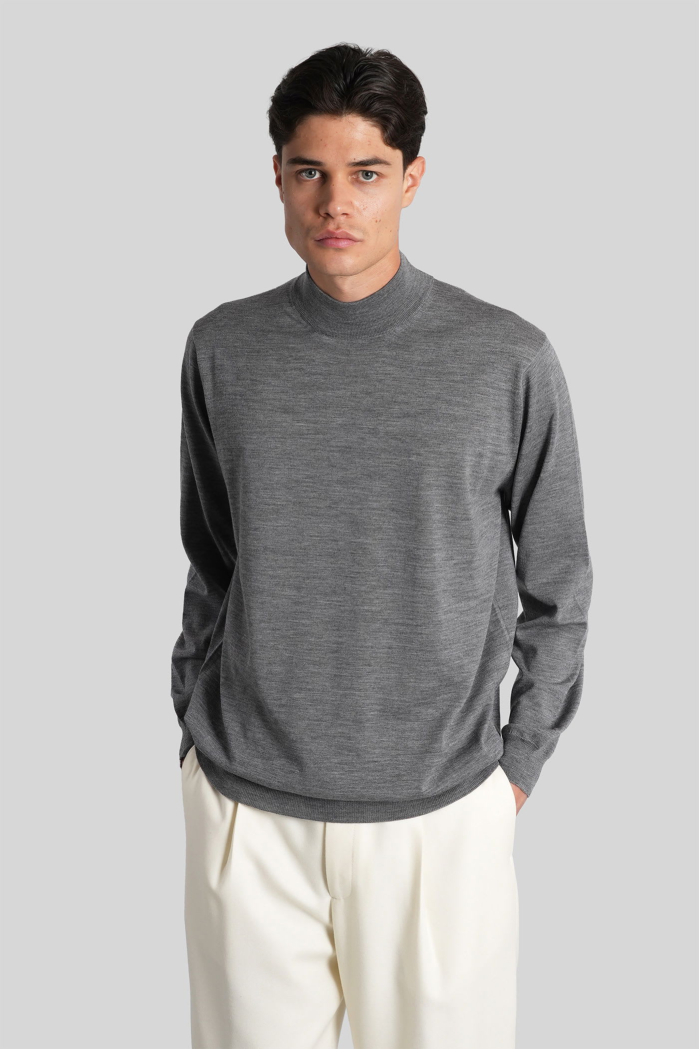 Knitwear In Grey Wool