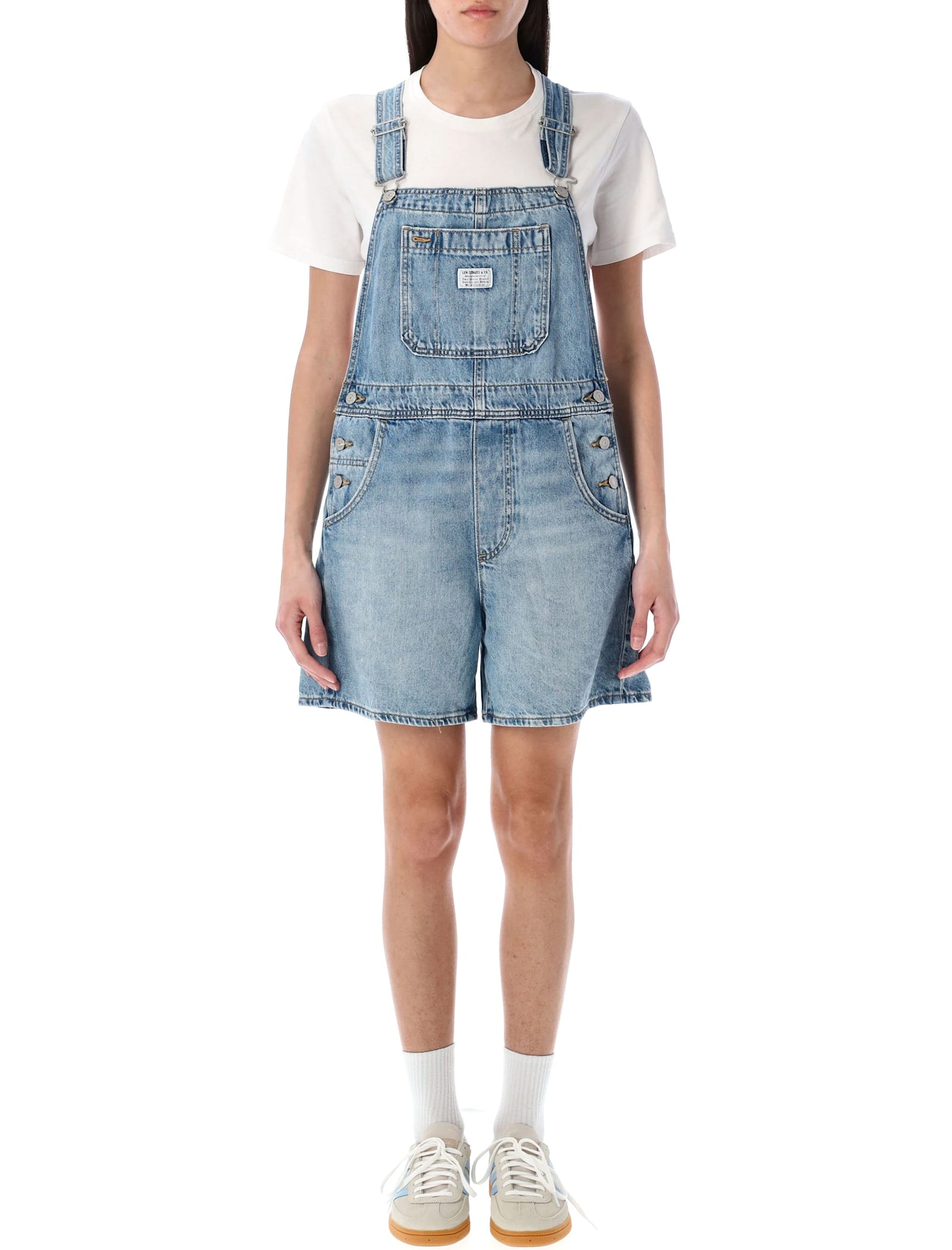 Levi's Utility Shortalls In Blue