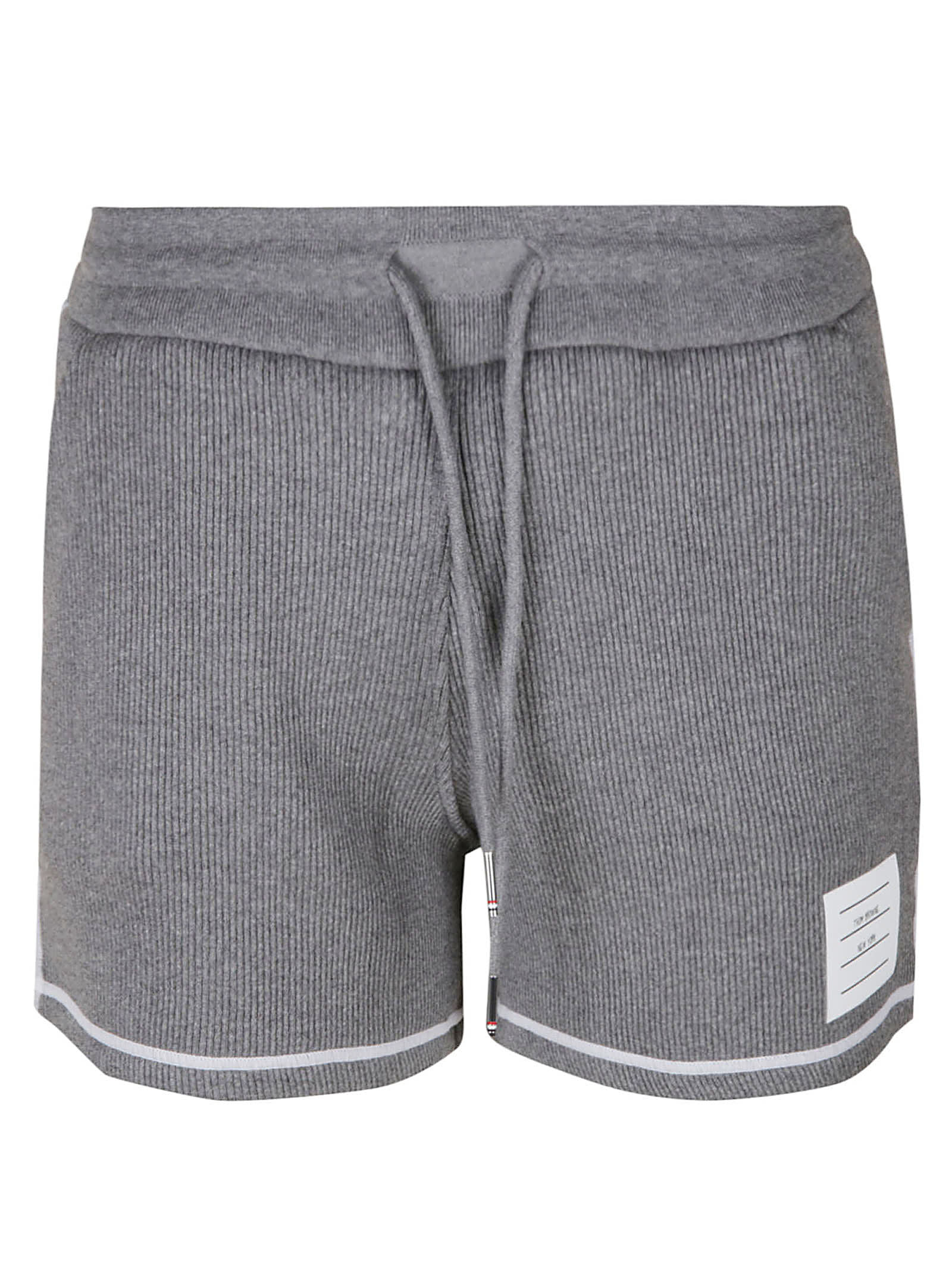 Thom Browne Contrast Cover Stitch Shorts