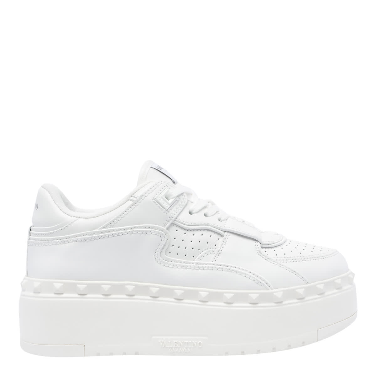 Shop Valentino Freedots Xl Sneakers In White