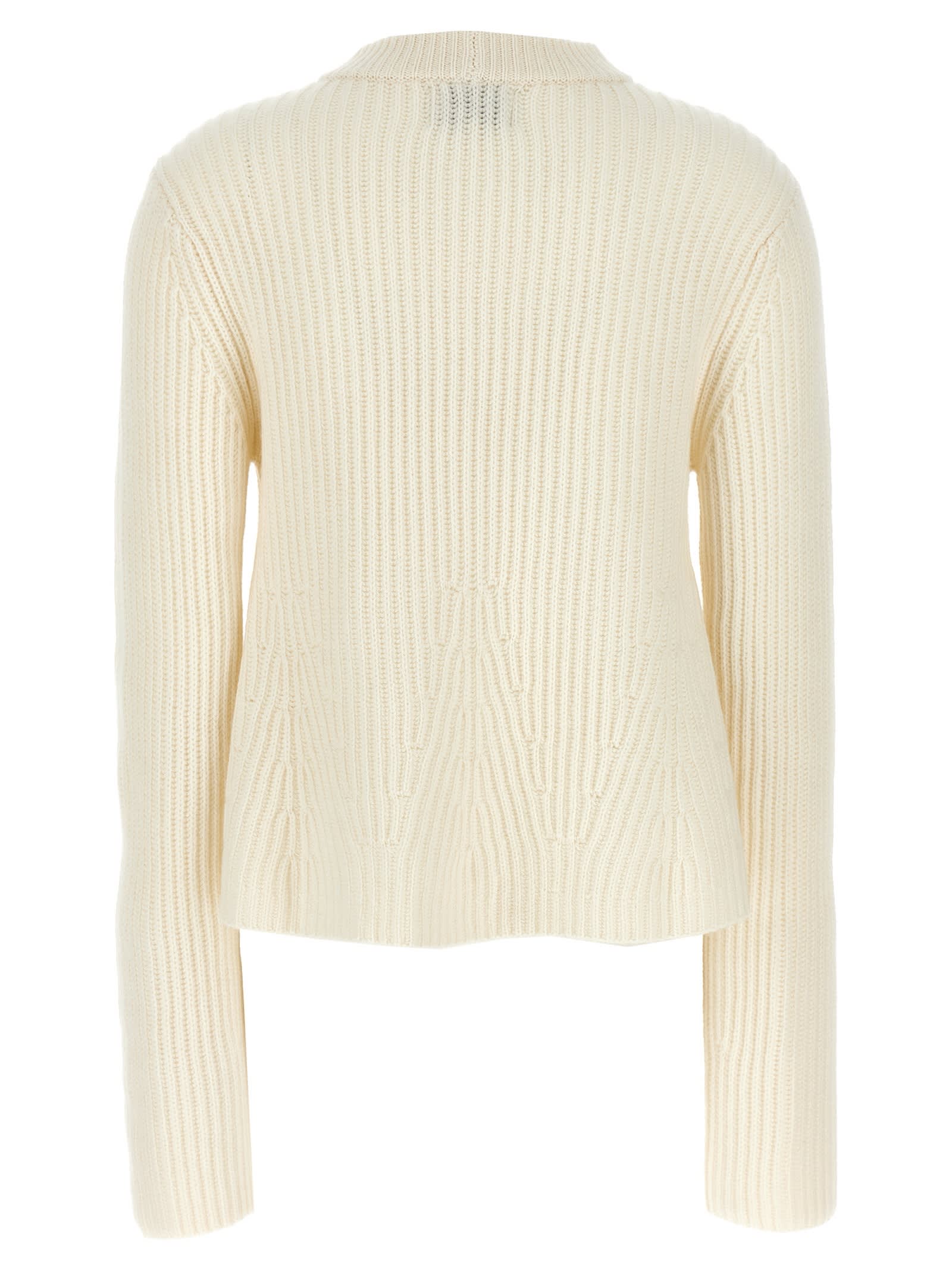 Shop Loulou Studio Cosmo Sweater In White