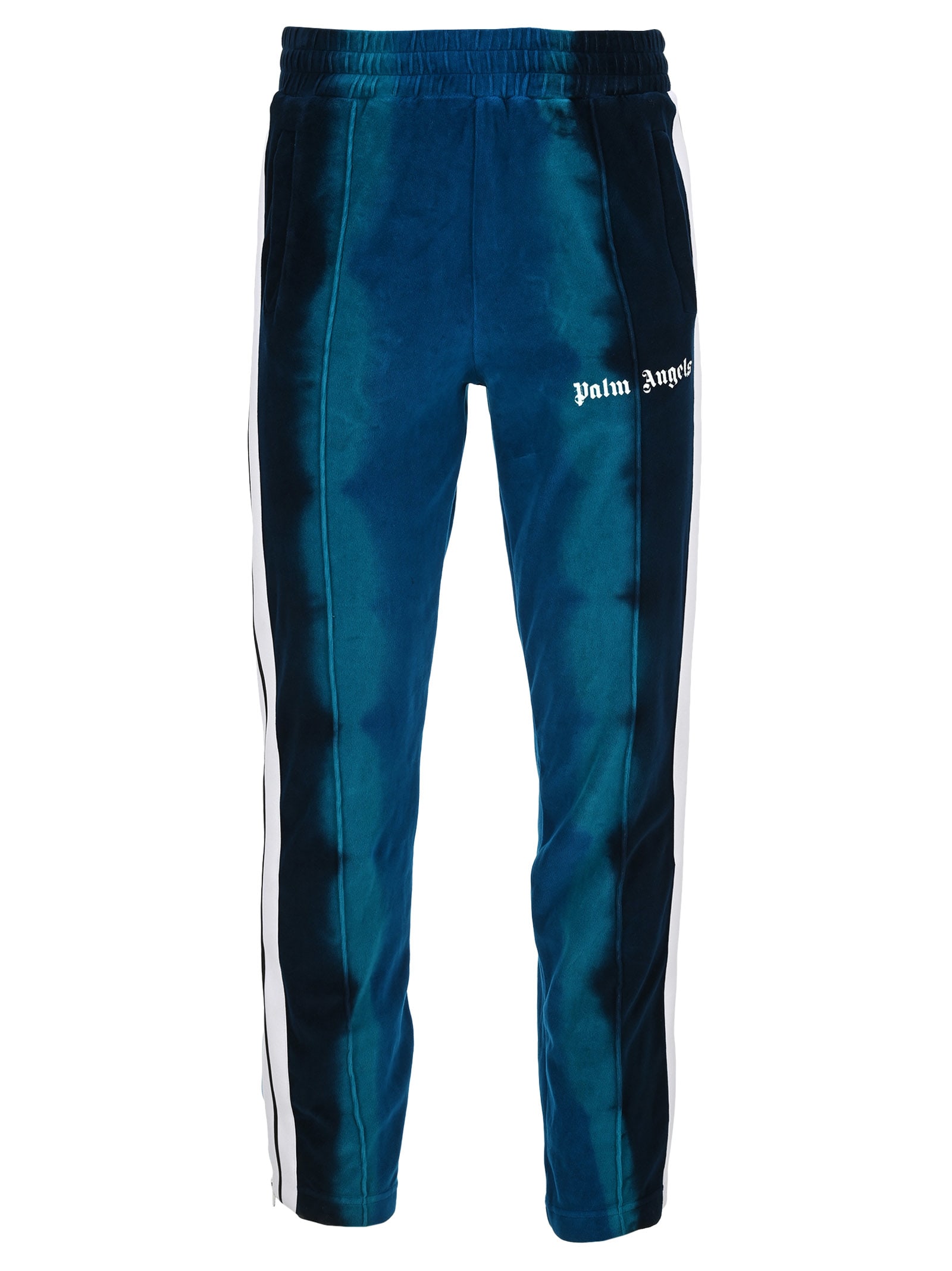 PALM ANGELS TIE DYE CHENILLE TRACK trousers,11184448