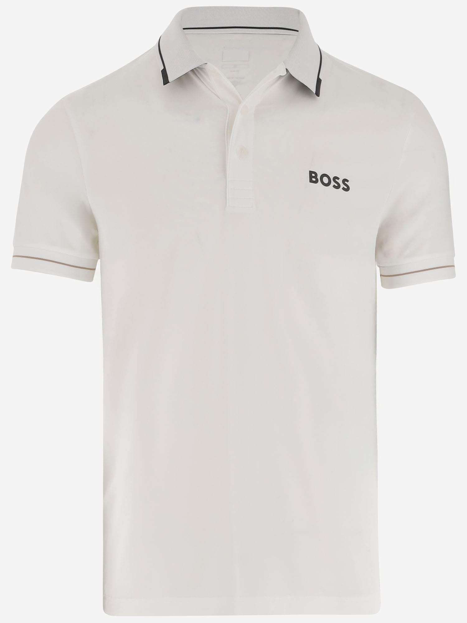 Stretch Nylon Polo Shirt With Logo