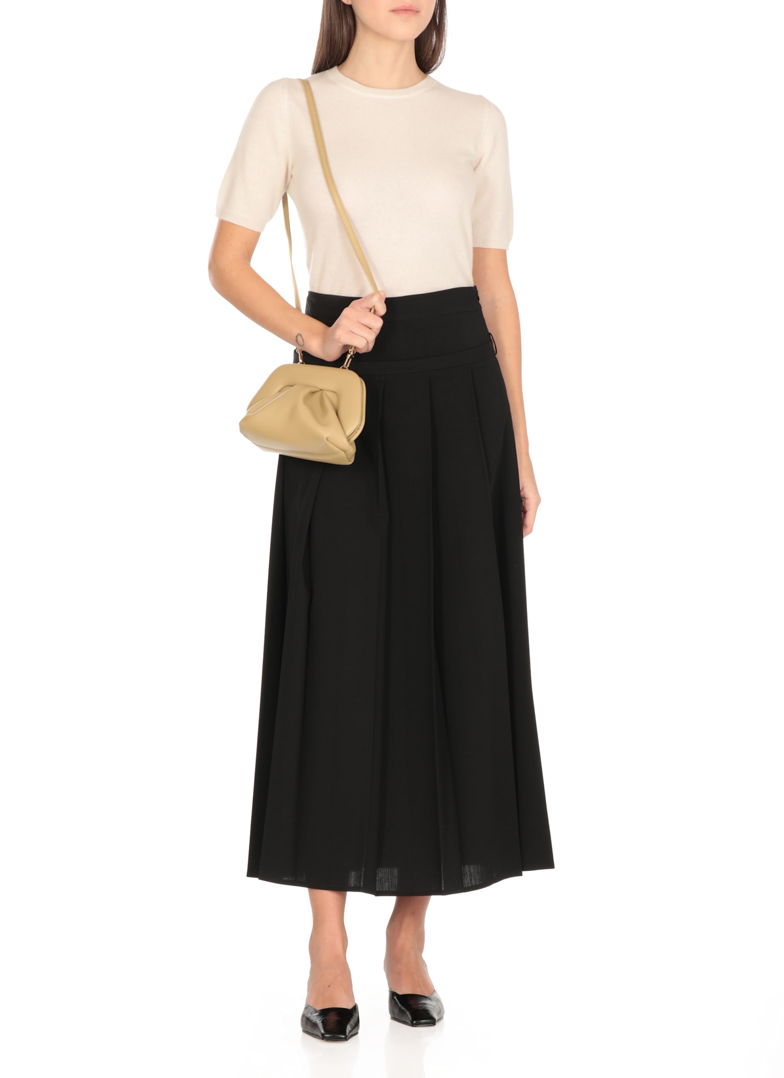Themoirè Gea Vegan Clutch Bag In Green