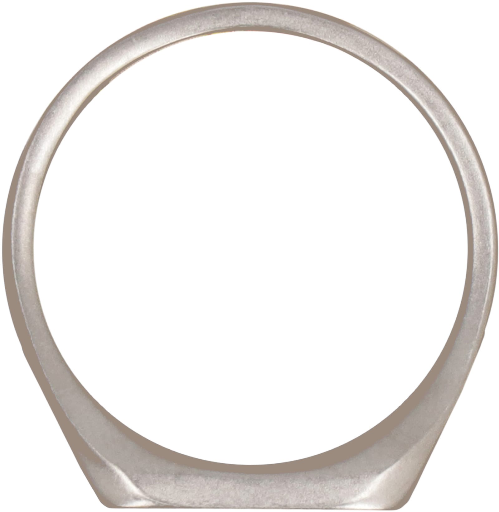 Shop Vetements Brass Ring In Silver