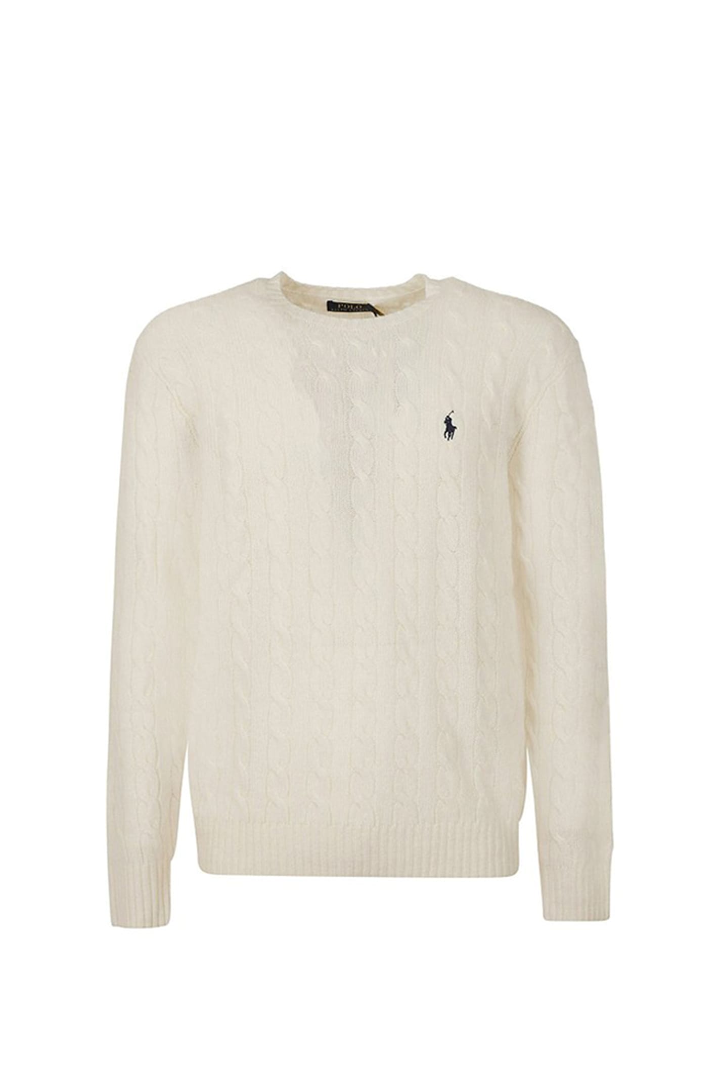 Shop Polo Ralph Lauren Sweater In White