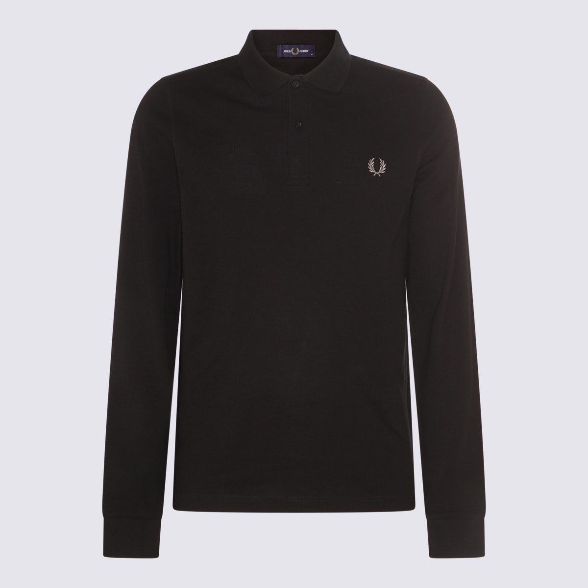 FRED PERRY BLUE COTTON POLO SHIRT