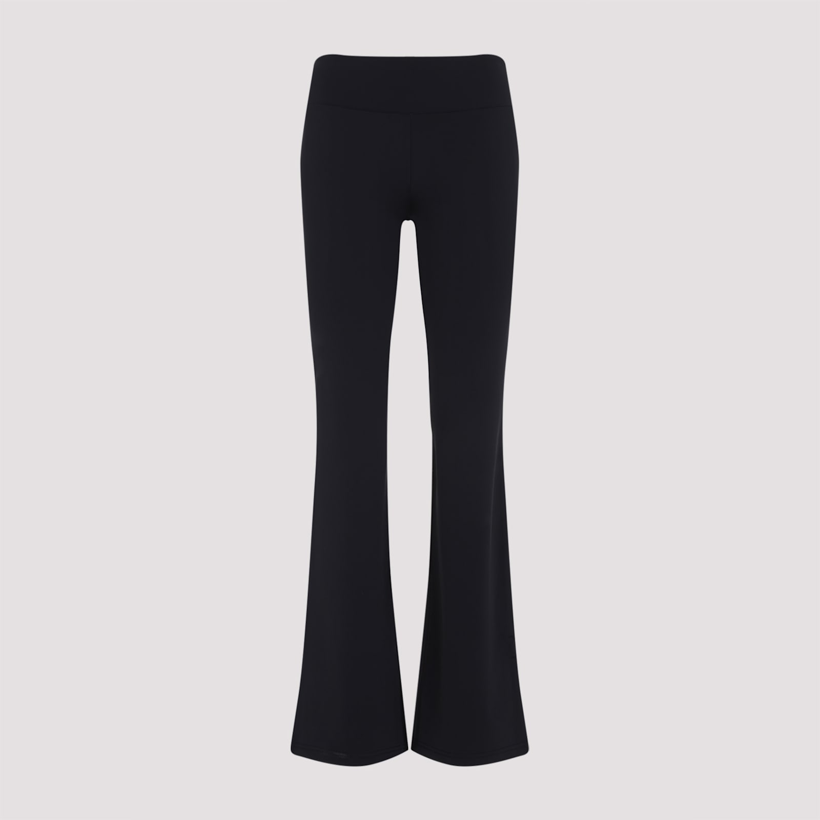 Courrèges Courreges Black Bootcut Scuba Jersey Pants In Black