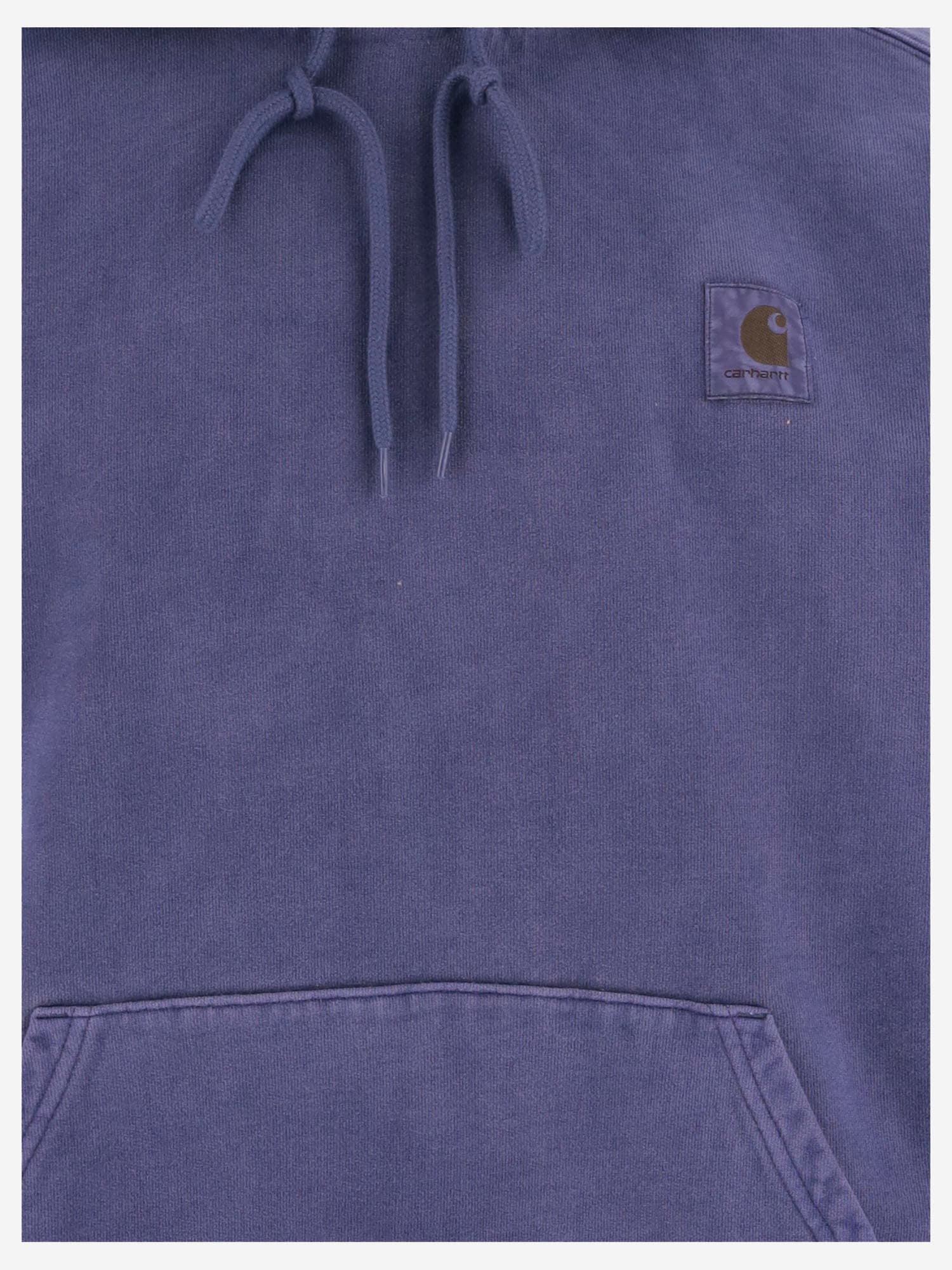 Shop Carhartt Cotton Jersey Sweatshirt With Logo In Purple