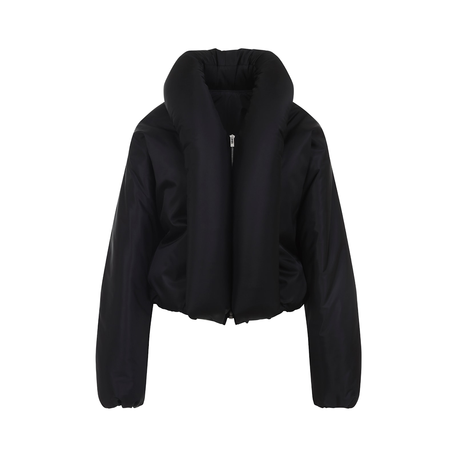 Alaïa Insulated Long Sleeve High Collar Jacket In Black